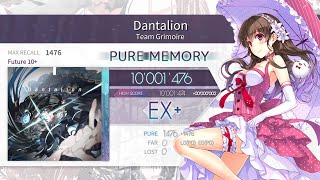 【Arcaea】Dantalion(Future 10+)　FPM理論値　10001476pts(max)