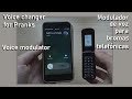 Magic Voice from L8STAR BM60 - smallest music flip phone