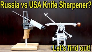 RUSSIA vs USA Knife Sharpener? TSPROF vs Lansky, Wicked Edge, KME, Tormek T-8, Work Sharp Ken Onion