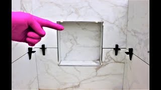 Modern Shower Niche and Trim How To