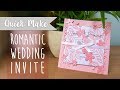 Floral Wedding Invitation - Sizzix