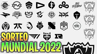 SORTEO MUNDIAL 2022 EN ESPAÑOL - SORTEO WORLDS 2022 PLAY-IN Y GRUPOS | LEAGUE OF LEGENDS WORLDS 2022