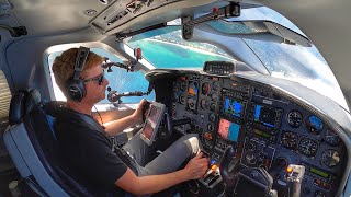 FINALLY BACK FLYING THE TBM850! - Bullet Hole, Engine Issues and the test flight goes wrong!