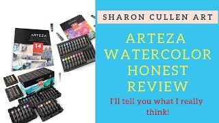 Full Review \u0026 Painting With Arteza Watercolors What I Think