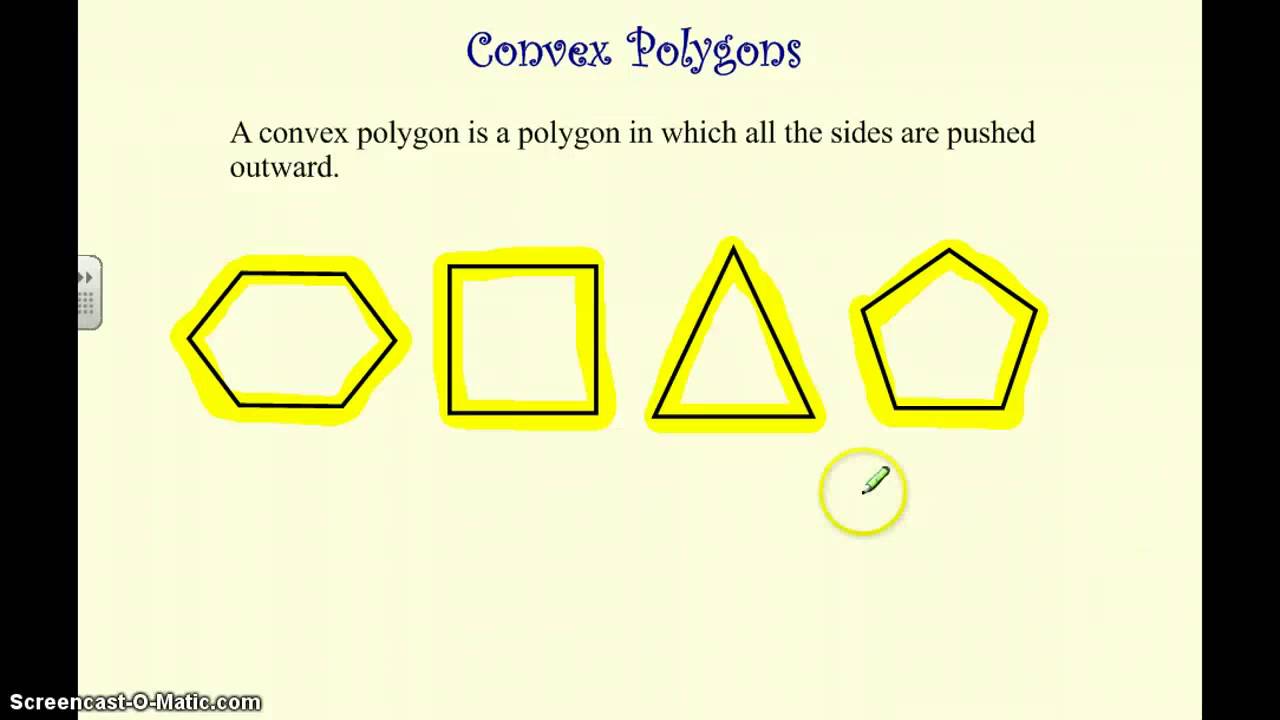 Convex And Concave Polygons - YouTube