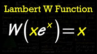 Lambert W Function Intro &  x^x=2