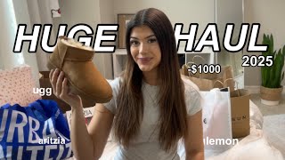 HUGE 2025 HAUL(brandy melville,aritzia, lululemon,nike and more)