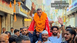 Jasvir Singh Dynamic Leader of West Udhampur Constituency Contesting MLA Elections with Full Josh👍