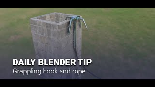 Blender Secrets - Grappling hook and rope physics