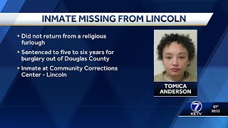 Authorities searching for missing inmate in Lincoln