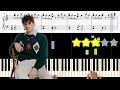 JVKE - Golden hour 🎹《Piano Tutorial》 ⭐⭐⭐☆☆