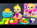 Satisfying with Unboxing & Review Baby Alive Doll Lil Snacks Set Toys Kitchen | ASMR Videos