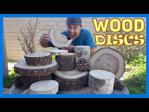 Make Wood Slice Centerpieces - Wood Tree Round Projects Make Wood Slice Centerpieces - Wood Tree Round Projects