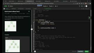 Count Leaves in Binary Tree - Basic - GeeksforGeeks