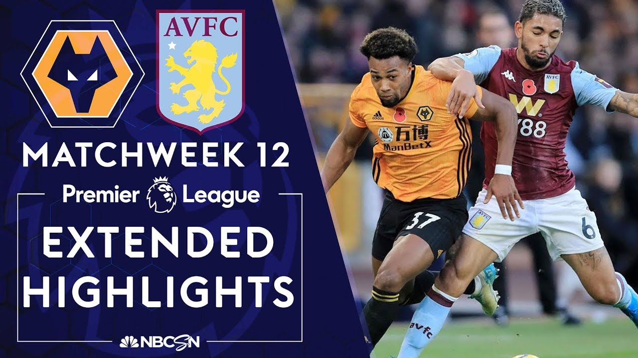 Wolves V. Aston Villa | PREMIER LEAGUE HIGHLIGHTS | 11/10/19 | NBC ...