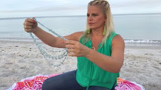 Yarn on the beach 121 live sunrise video podcast with Kristin Omdahl knitting crochet