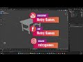 blender tutoriál 2 tvorba stolu