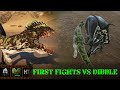 The Isle Evrima - First Fights vs Dibble - Horde Test - Dilophosaurus