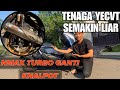 NMAX TURBO GANTI KNALPOT RACING TENAGA MAKIN GACOR