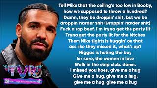 Drake - GIMME A HUG (Lyrics Video)