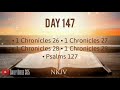 day 147 one year chronological daily bible reading plan nkjv dramatized audio version may 27