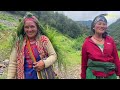 Poor but Very Happy Lifestyle of Mountain Village People  Rainy Season Compilation  IamSuman