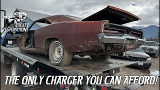 We Save A 1969 Dodge Charger From A Wrecking Yard - Was It Even Worth Saving?