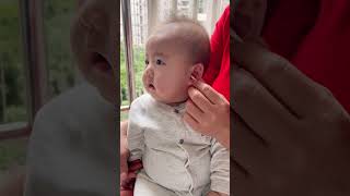 太会享受了吧 #可爱宝宝 #敲可爱·萌娃·表情包 #萌娃日常  #cute #baby