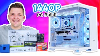 Building an All-White 1440p Gaming PC! 😄 [Full Build Guide - ft. Corsair 6500X]