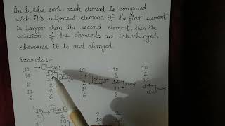 Algorithm /bubble sort (bangla)//CSE