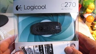 [開封だけ動画 ] web camera Logicool C270 購入