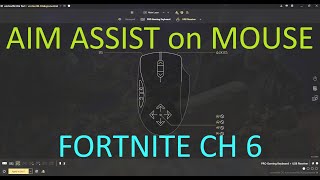 Aim Assist on MOUSE: FORTNITE chapter 6. Config \u0026 Settings for reWASD on MOUSE. Fortnite OG GamePlay