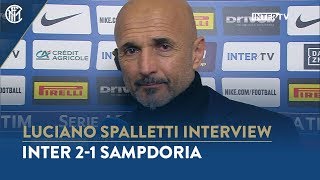 INTER 2-1 SAMPDORIA | LUCIANO SPALLETTI INTERVIEW: "We won thanks to our professionalism"