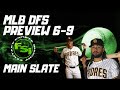 FSi DFS MLB - MAIN Slate Preview - DraftKings Picks - Friday June 9th