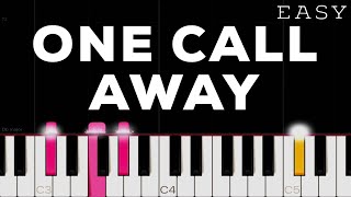 Charlie Puth - One Call Away | EASY Piano Tutorial
