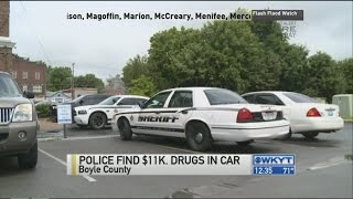 Boyle County Sheriff's deputy finds drugs and cash, two people charged with trafficking