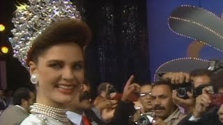 Momento de Coronacion Miss Venezuela 1990 - Andreina Blohm 👑✨