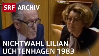 Rückblick Nichtwahl Lilian Uchtenhagen (1993)  | Bundesratswahlen 1983 | SRF Archiv