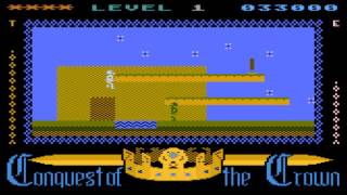 Conquista la Corona (Conquest of the Crown) for the Atari 8-bit family