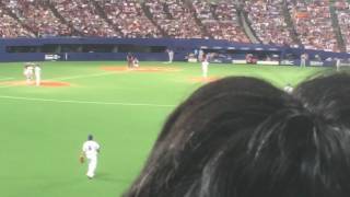 伊藤準規7回の投球 2017.05.06 中日対巨人