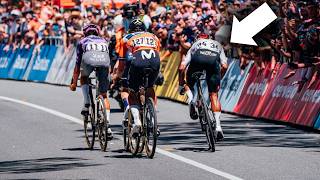 What mistakes did Jhonatan Narváez take advantage of to win the 2025 Tour Down Under?