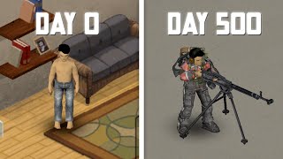 I Survived 500 Days in Project Zomboid - Supercut