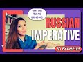 RUSSIAN IMPERATIVE: HOW TO FORM + 50 REAL EXAMPLES (with subtitles and translation)