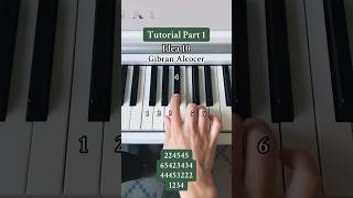 How to play the beginning of Idea 10 by Gibran Alcocer #piano #tutorial