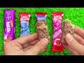 satisfying video asmr lollipops candy and chocolate gummy candy unboxing video asmr.