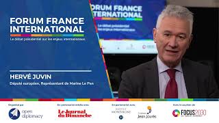 Forum France International - Hervé Juvin, Représentant de Marine Le Pen