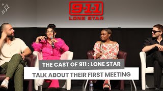 9-1-1 Lone Star : Ronen, Rafael, Natacha & Sierra tell us about their first meeting