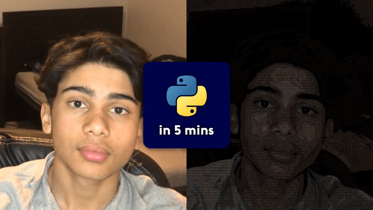Image To Ascii Using Python 5 Min Youtube