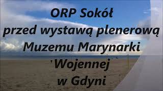 ORP Sokół na tymczasowych podporach przy Muzeum Marynarki Wojennej 24.11.2023 Gdynia