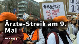 Warnstreik an Hamburger Krankenhäusern am 9. Mai